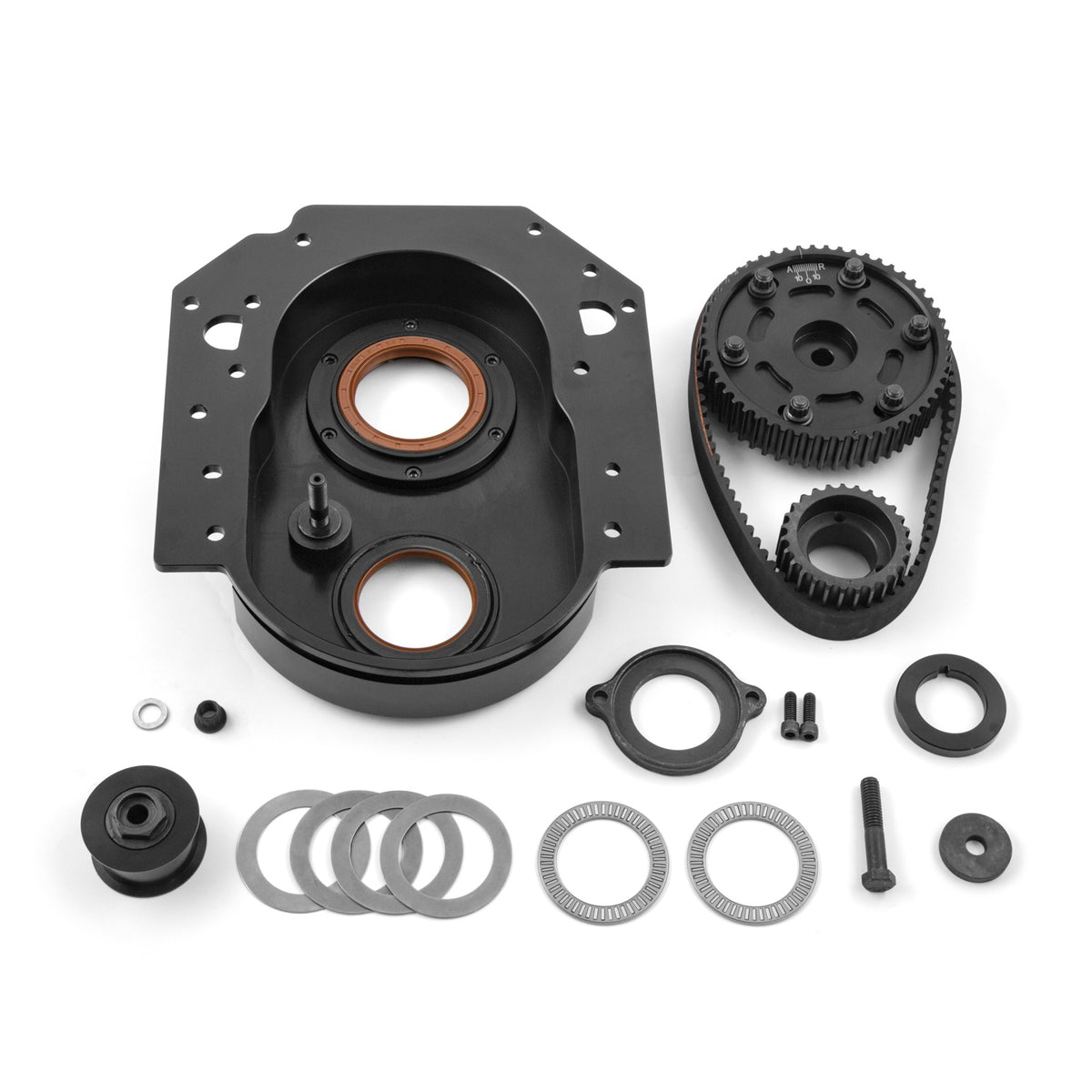 Ford 351C Cleveland Standard Cam Height Timing Belt Drive Kit Black