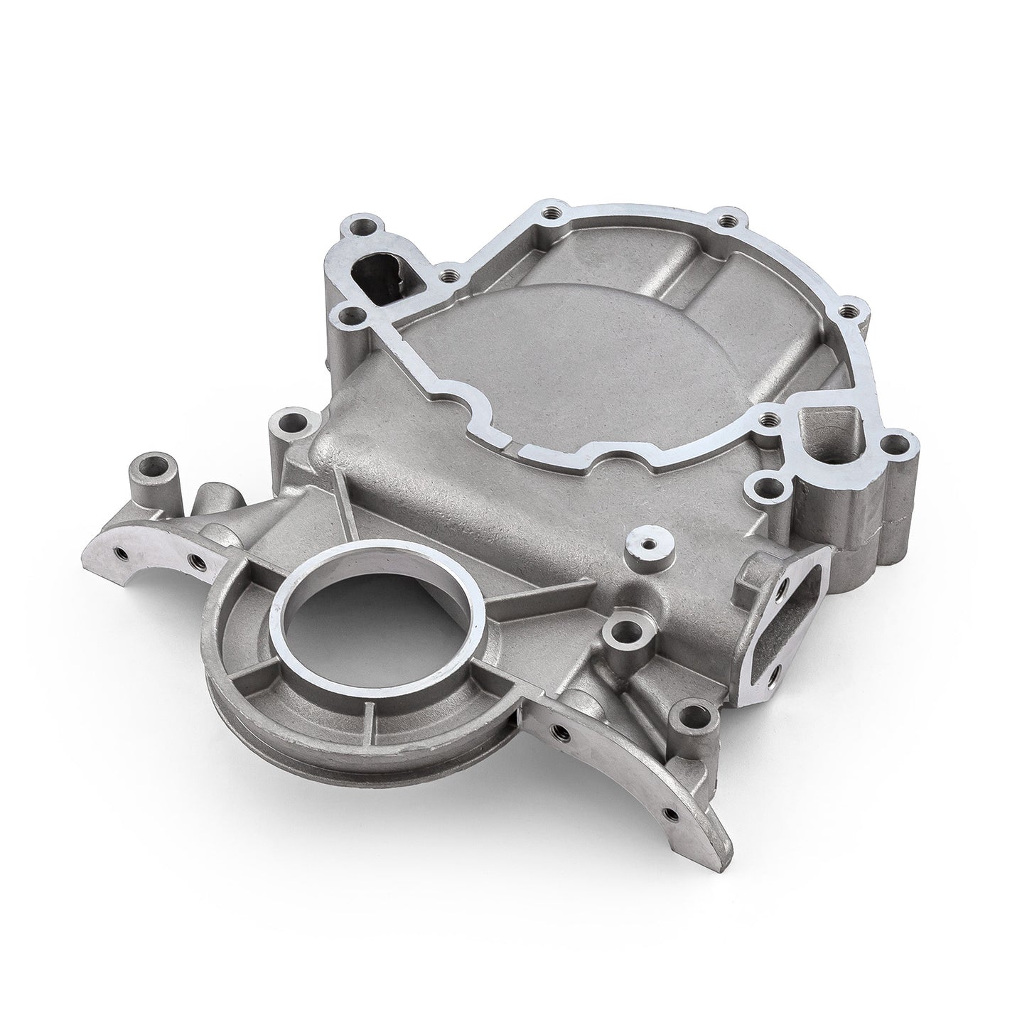 Cubierta de cadena de distribución de aluminio para Ford SB 289 302 351 Windsor 1968-80 (sin EFI)