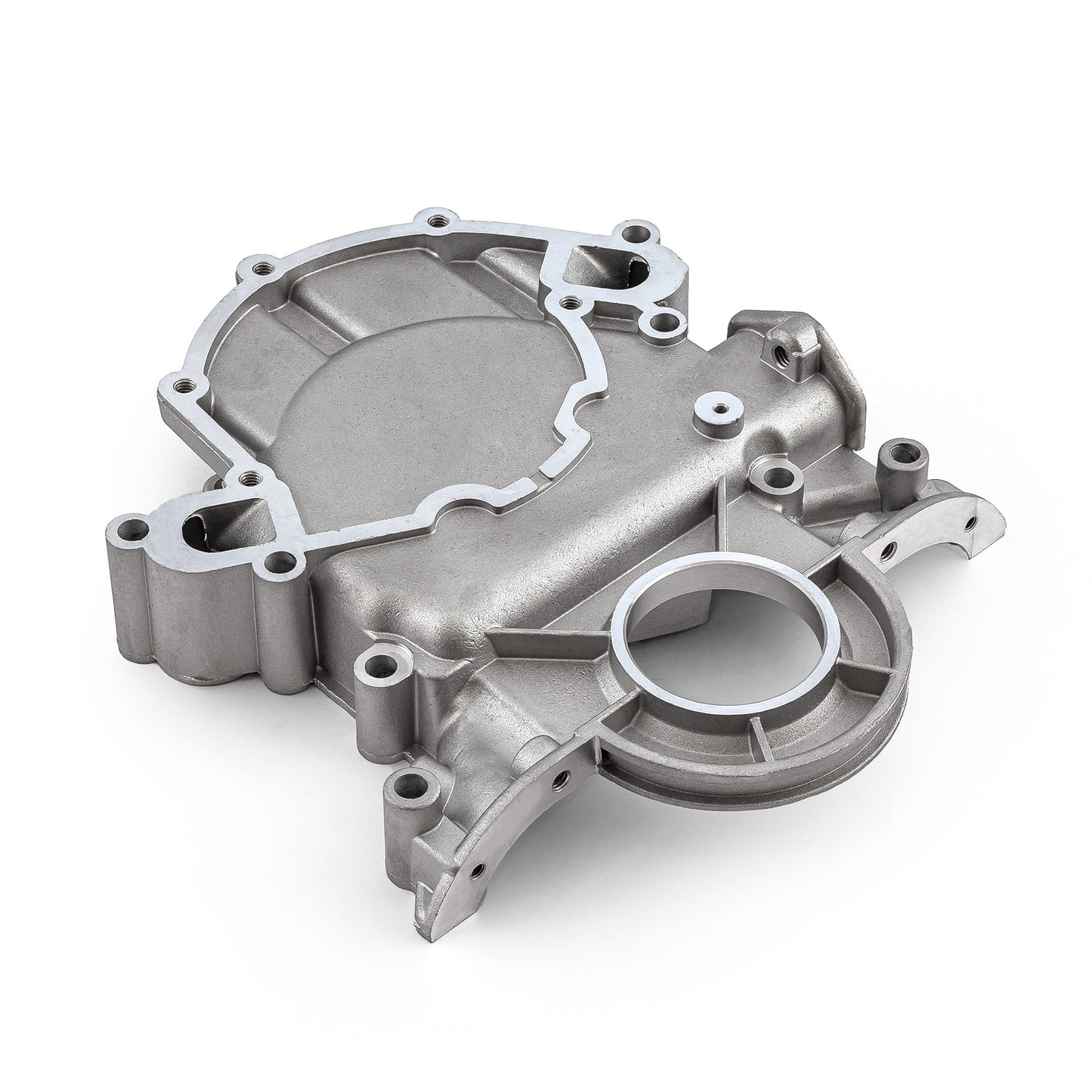 Cubierta de cadena de distribución de aluminio para Ford SB 289 302 351 Windsor 1968-80 (sin EFI)
