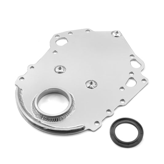 Tapa de distribución de aluminio con sello para Ford 302 351C Cleveland Silver