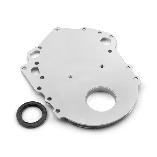 Tapa de distribución de aluminio con sello para Ford 302 351C Cleveland Silver