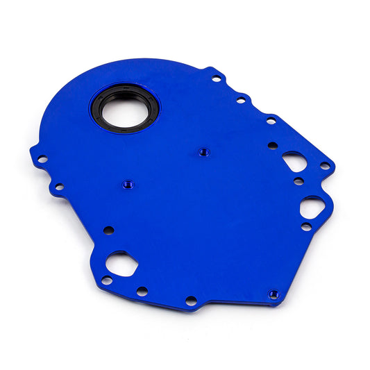 Ford 351C Cleveland Blue Aluminum Timing Cover with Seal
