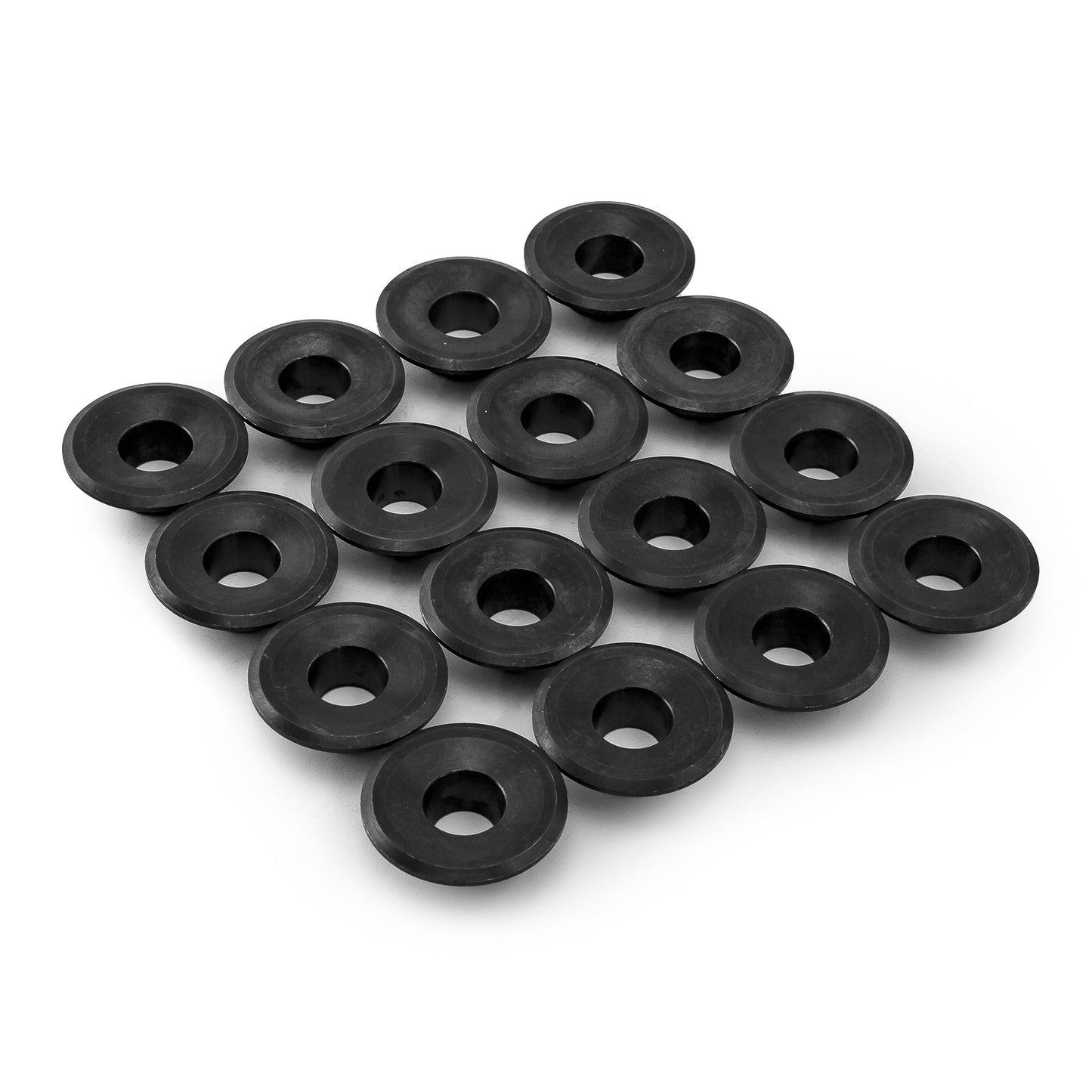 Retenedores de resorte de válvula de acero cromado de 11/32" (1,500" de diámetro exterior y 1,150" de diámetro interior), 10 grados