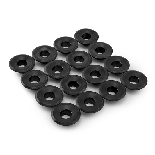 Retenedores de resorte de válvula de acero cromado de 11/32" (1,500" de diámetro exterior y 1,150" de diámetro interior), 10 grados