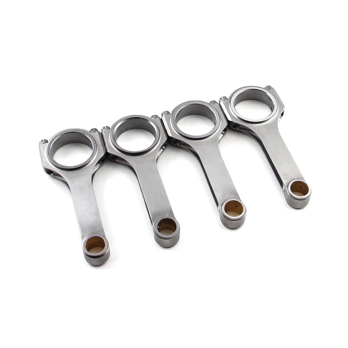 Viga en H de 5,430" x 1,771" x 0,827" con buje de bronce 4340. Bielas compatibles con: Honda B18C.
