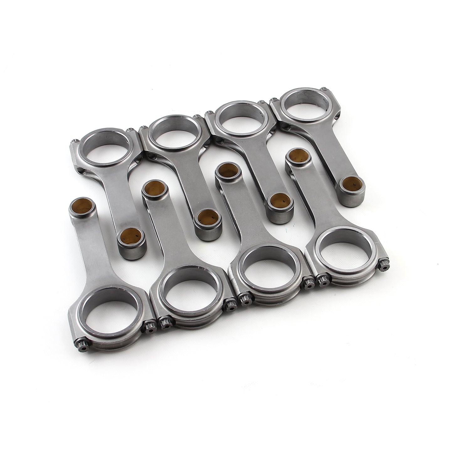 H Beam 5.933" 2.086" .866" Bronze Bush 4340 Connecting Rods (Ford 4.6L / Coyote)