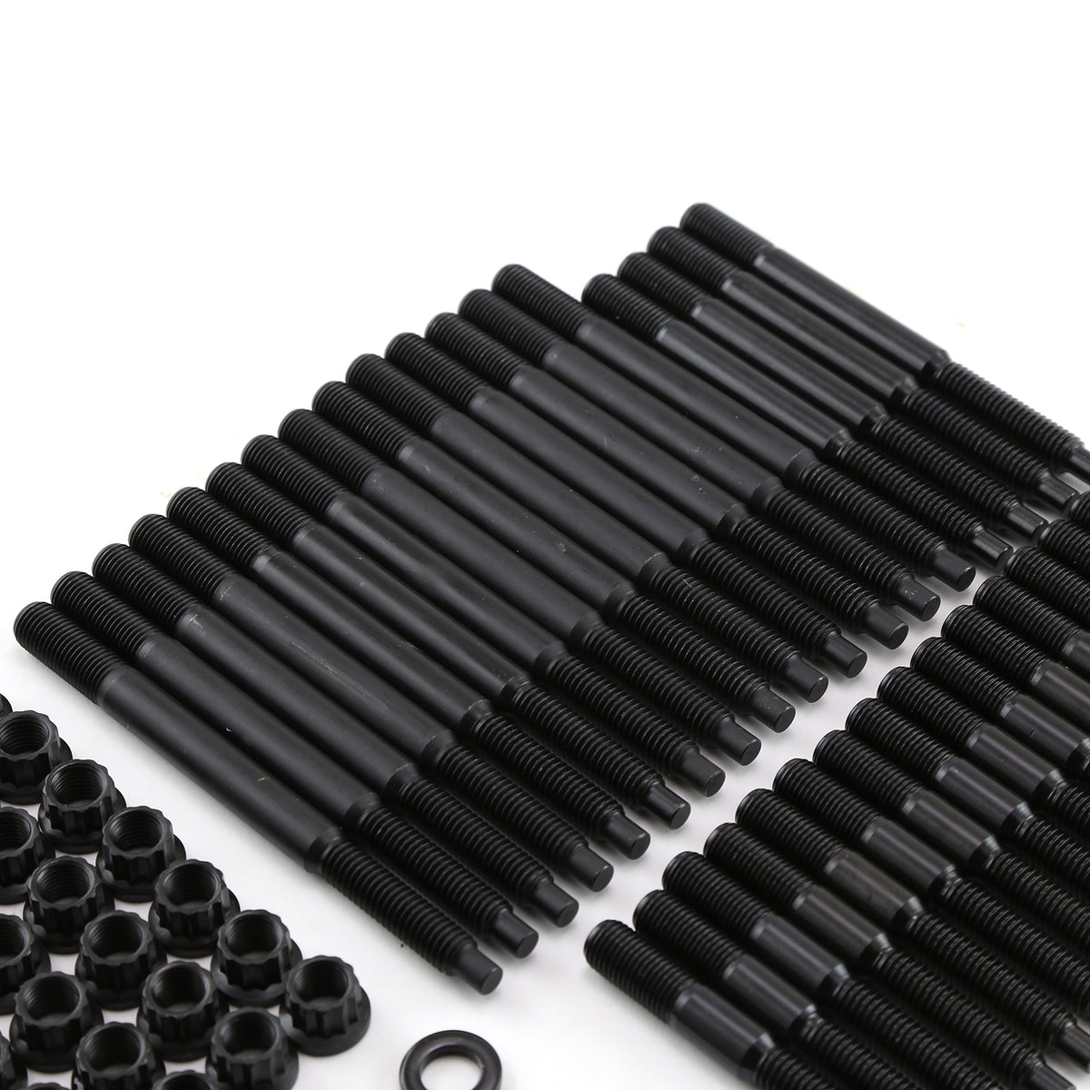 Chevy SBC 350 3/8" to 7/16" DONOVAN Aluminum Block Head Stud Kit
