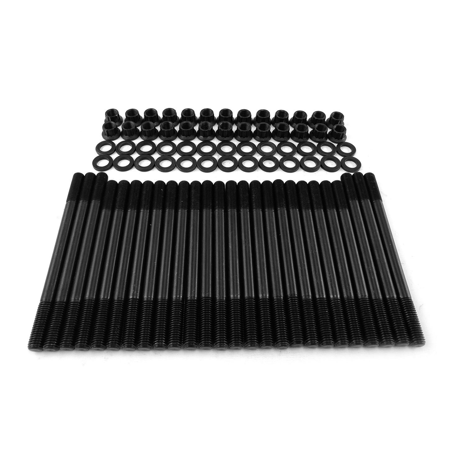 Kit de espárragos de cabeza de cromo-molibdeno 8740 para Dodge Ram Cummins 5.9L 6.7L 24V Diesel, 12 puntos