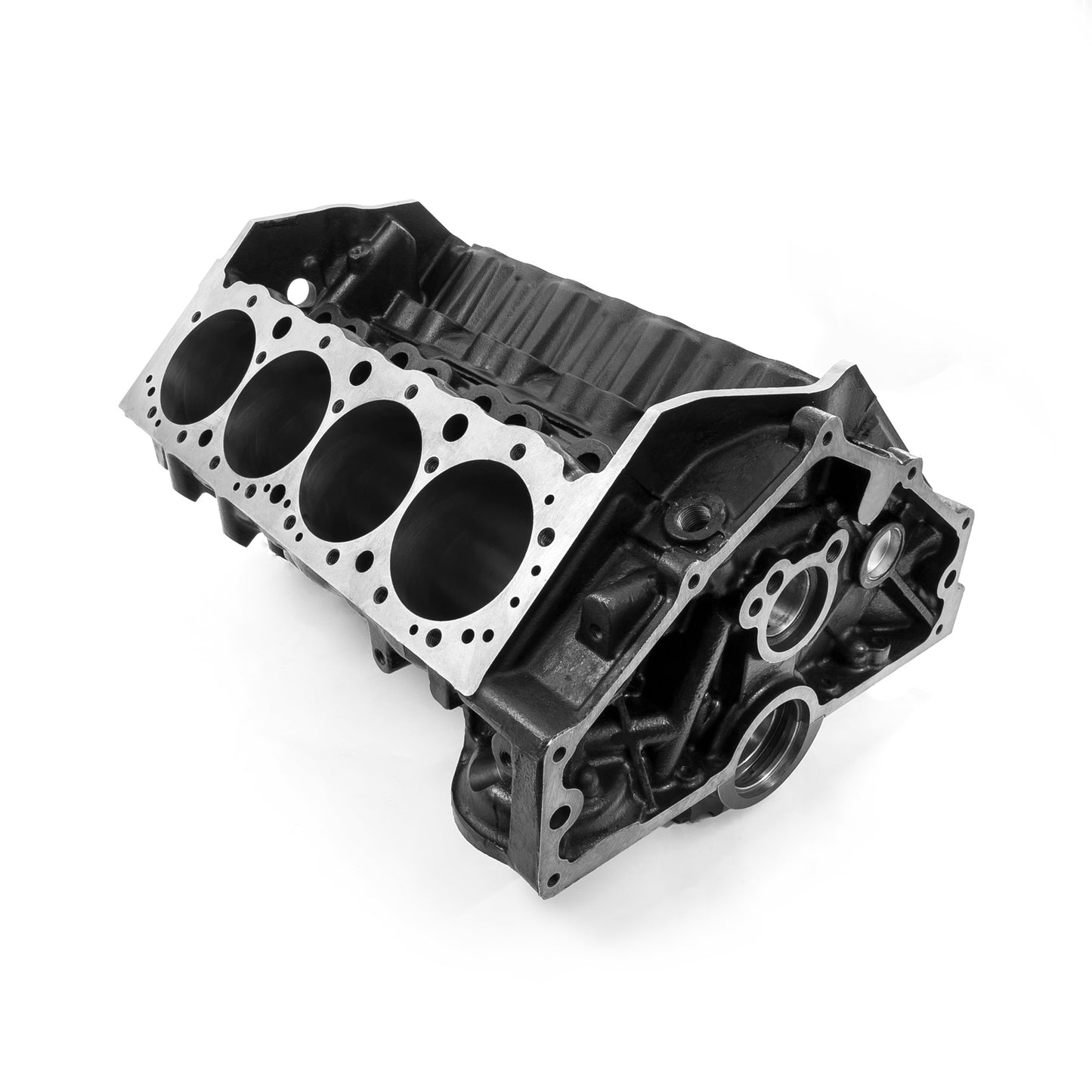 Bloque de motor de hierro desnudo de 4 pernos con cigüeñal principal de palanquilla para Chevy SBC 350 B-4.125 M-350 DH-9.025