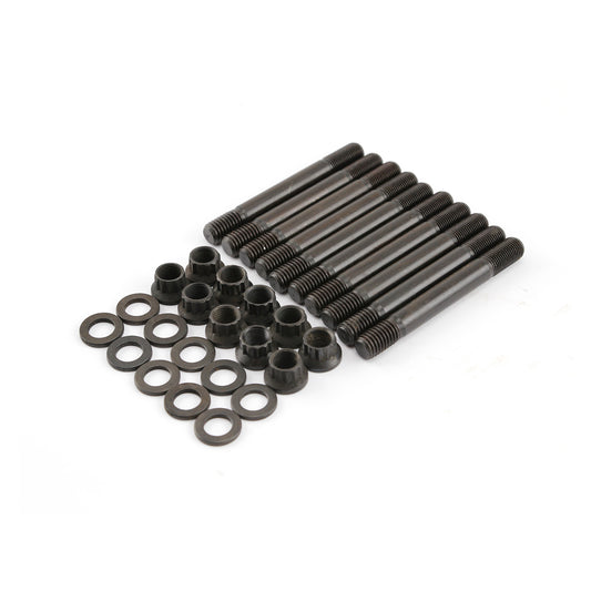 Kit de espárragos principales de 12 puntos y 2 pernos para Ford 302 351C Cleveland