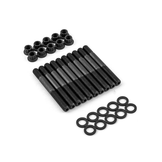Kit de espárragos principales de 12 puntos y 2 pernos para Ford 302 351C Cleveland