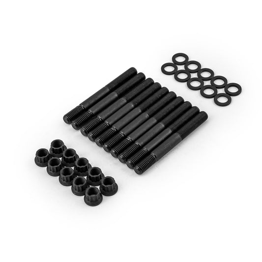 Kit de espárragos principales de 12 puntos y 2 pernos para Ford 302 351C Cleveland