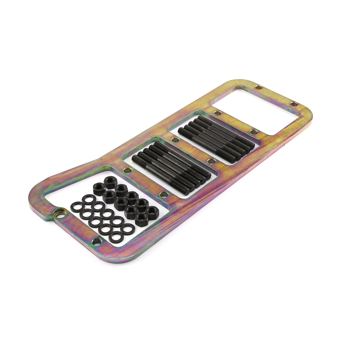 Cinturón principal de acero con acabado zincado y herrajes para Ford SB 289 302 Windsor