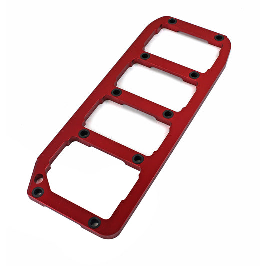 Ford 302 351C Cleveland, solo cinturón principal de aluminio anodizado