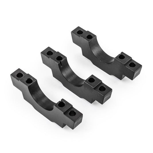 Tapas principales de acero billet rectas de 2 pernos a 4 pernos para Chevy SBC 350 OEM, 3 tapas centrales