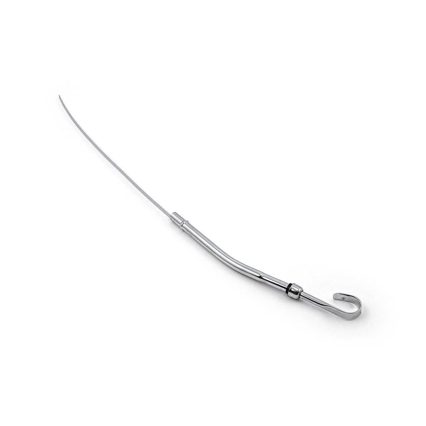 Varilla de nivel de aceite de motor cromada para Chevy SBC 350 1955-79