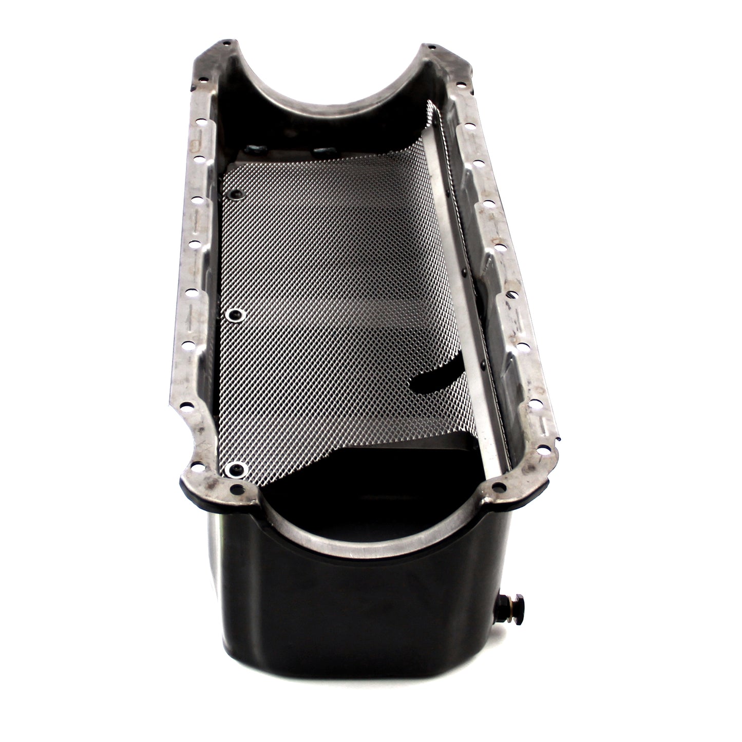 Chevy BB 454 Gen 4 10qt. 2pc. RMS Full Sump Black Competition Oil Pan