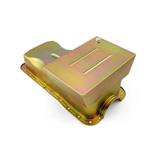 Ford 351W Windsor 6Qt Drag Front Sump Zinc Oil Pan