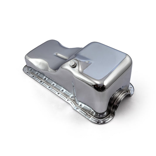 Ford 351W Windsor Front Sump Chrome Oil Pan