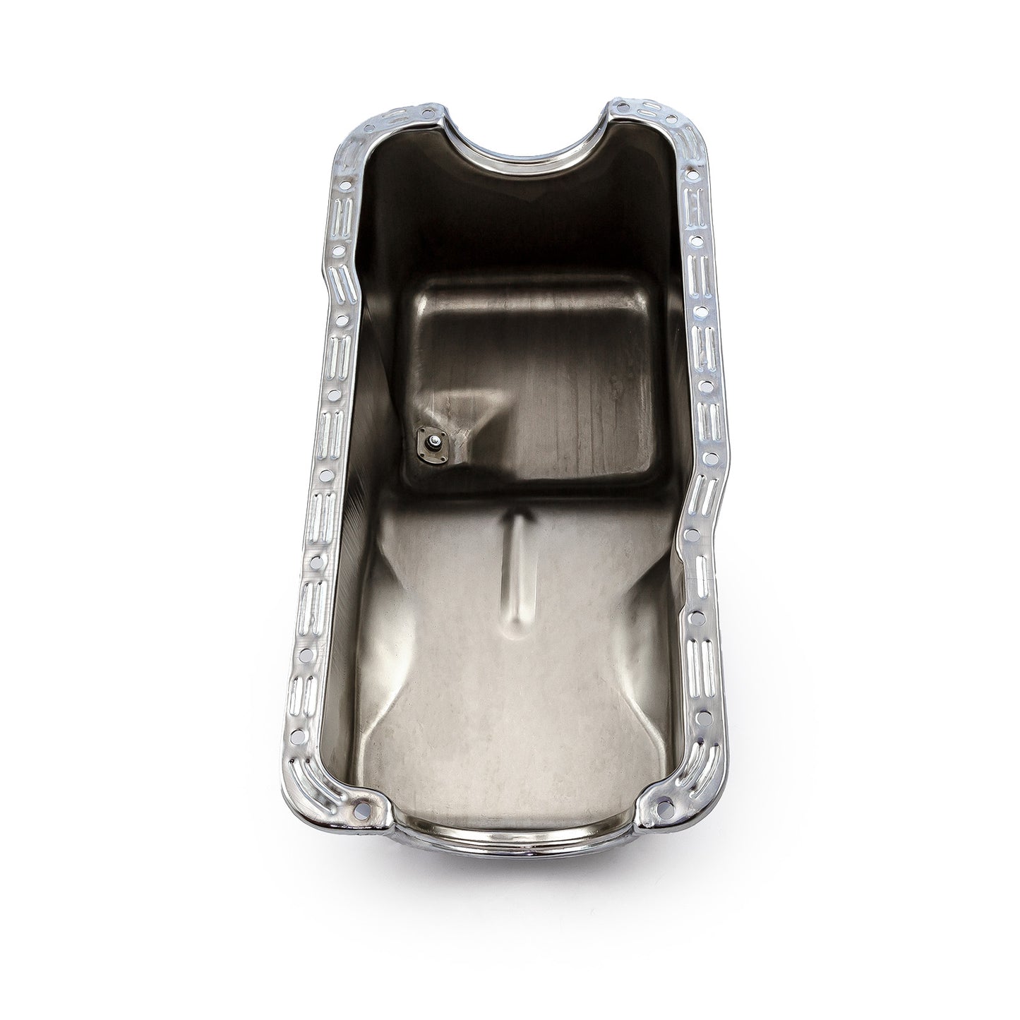 Ford 351W Windsor Front Sump Chrome Oil Pan