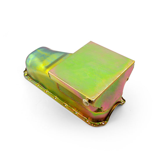 Cárter de aceite trasero de arrastre de 7 cuartos para Chevy SBC 350, 2 piezas, 1955-79, lado D, zincado