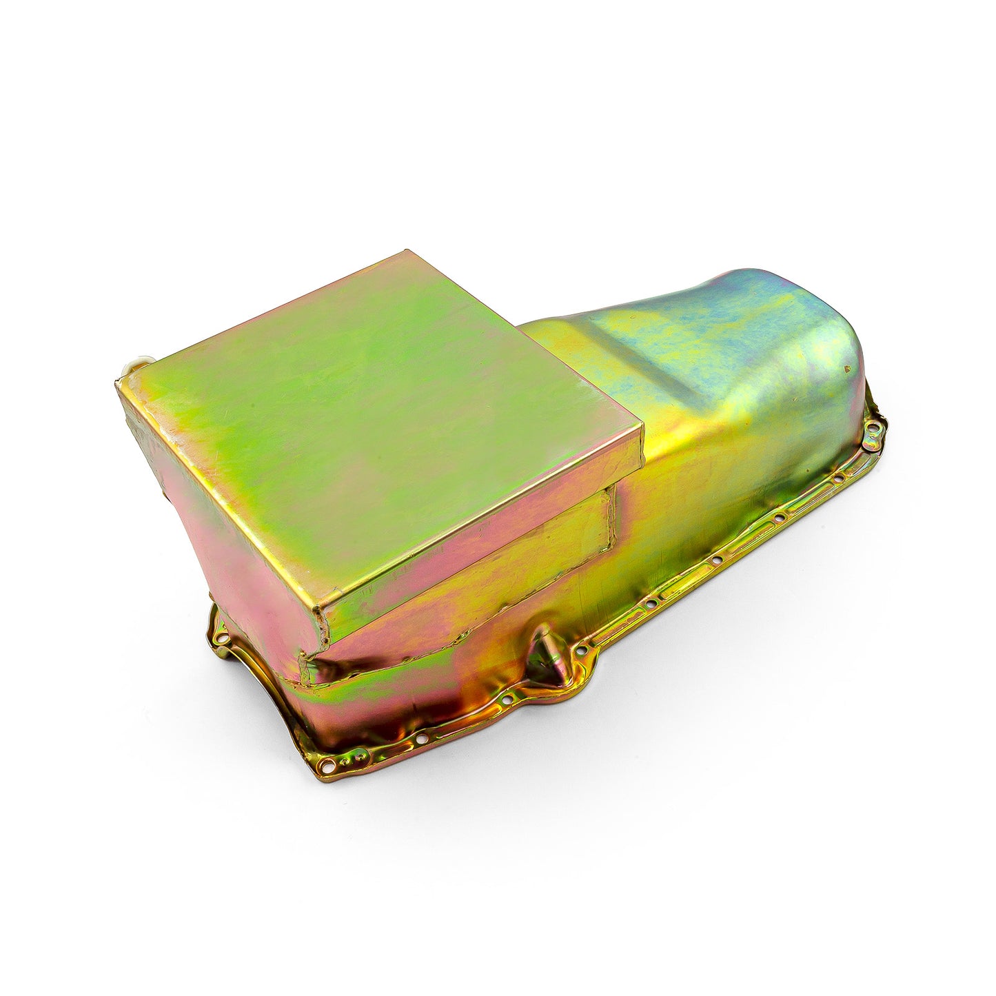 Cárter de aceite trasero de arrastre de 7 cuartos para Chevy SBC 350, 2 piezas, 1955-79, lado D, zincado