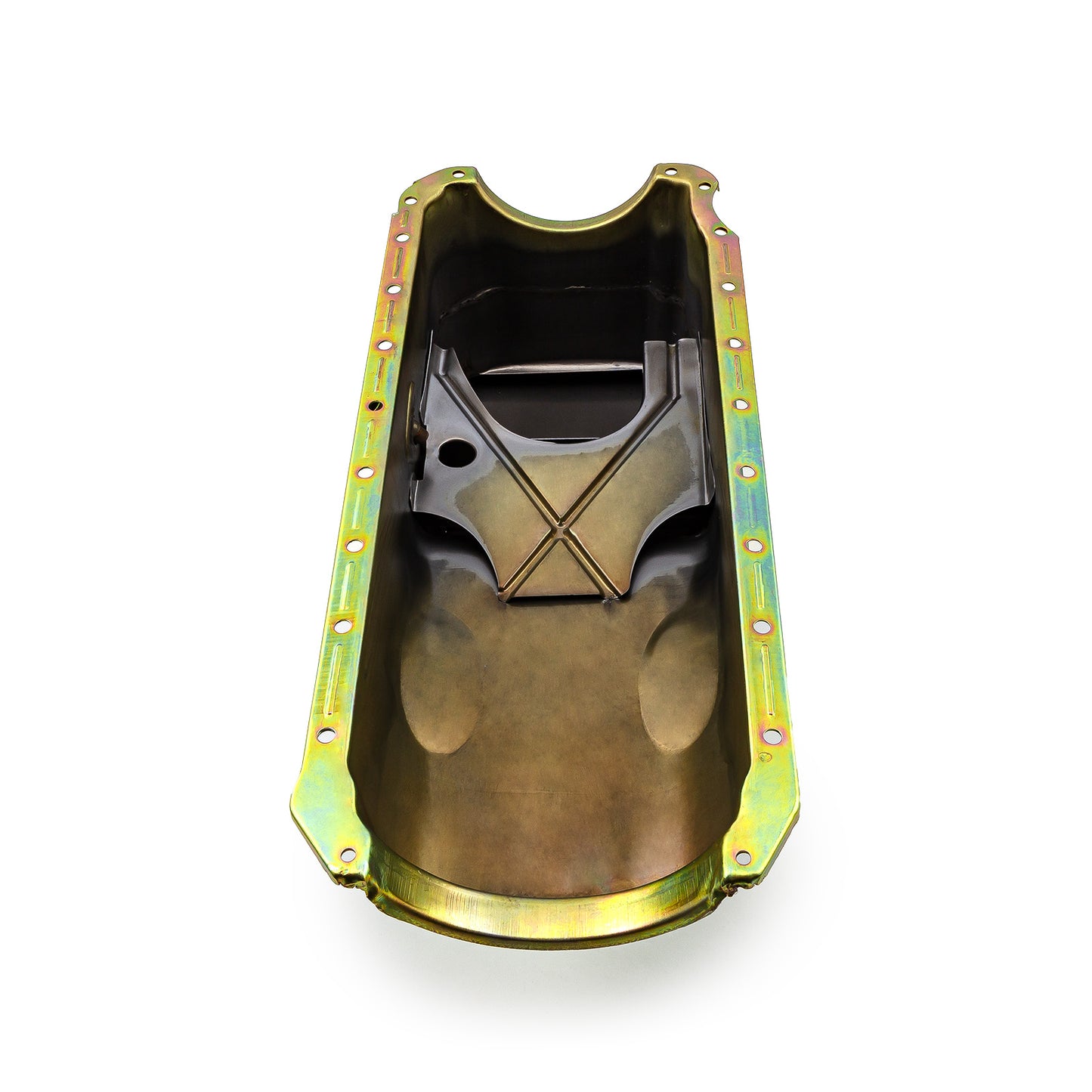 Cárter trasero de 2 piezas de zinc para Chevy BBC 454 Gen 4, 6 cuartos de galón