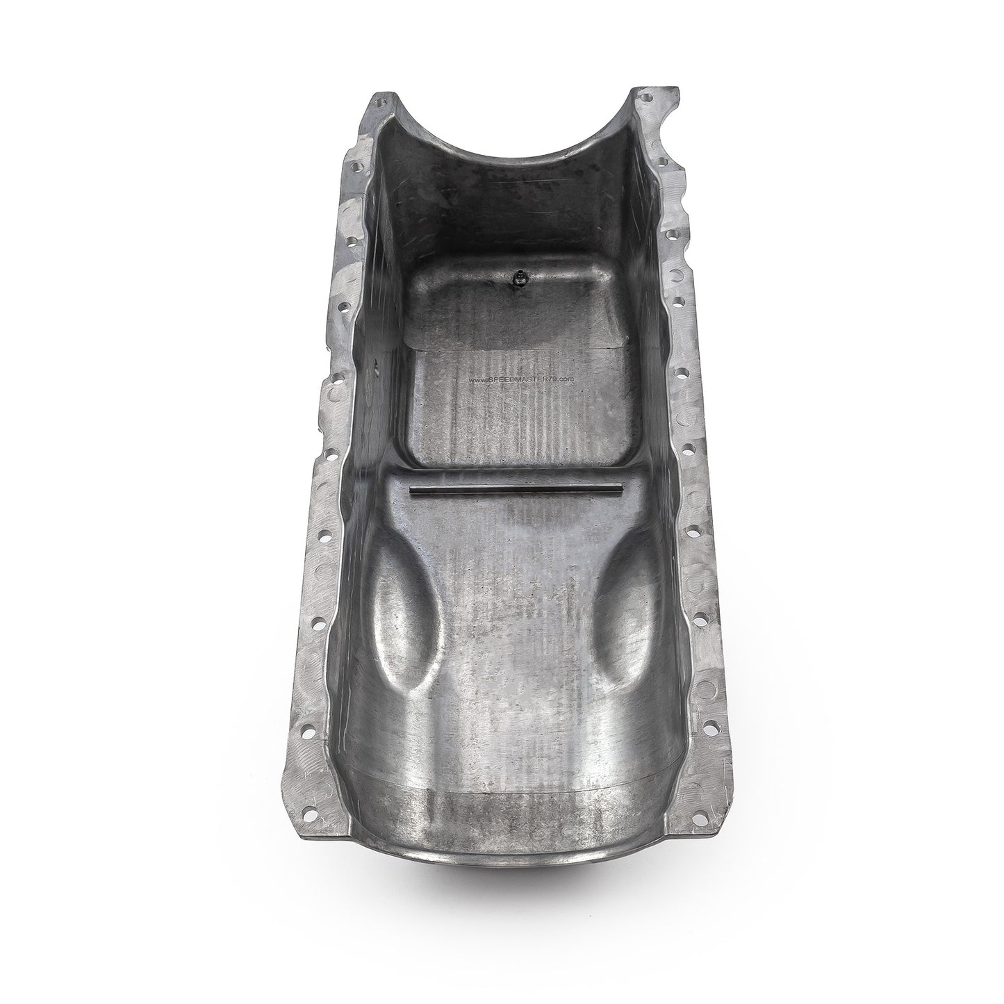 Cárter de aceite de aluminio con aletas pulidas para Chevy BBC 454, 1 pieza, 5.ª y 6.ª generación, 1991 en adelante