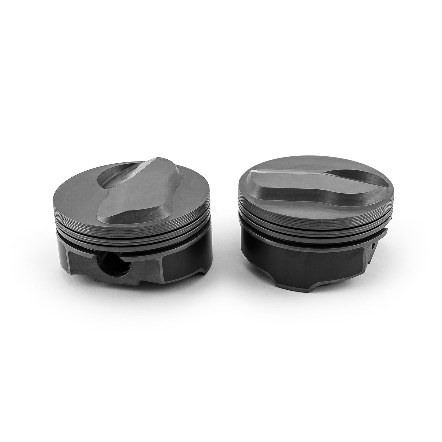 Pistones forjados con tapa abovedada para Chevy BBC 454, diámetro de 6,385" y 4,580" de diámetro, 1,270" y 0,990"
