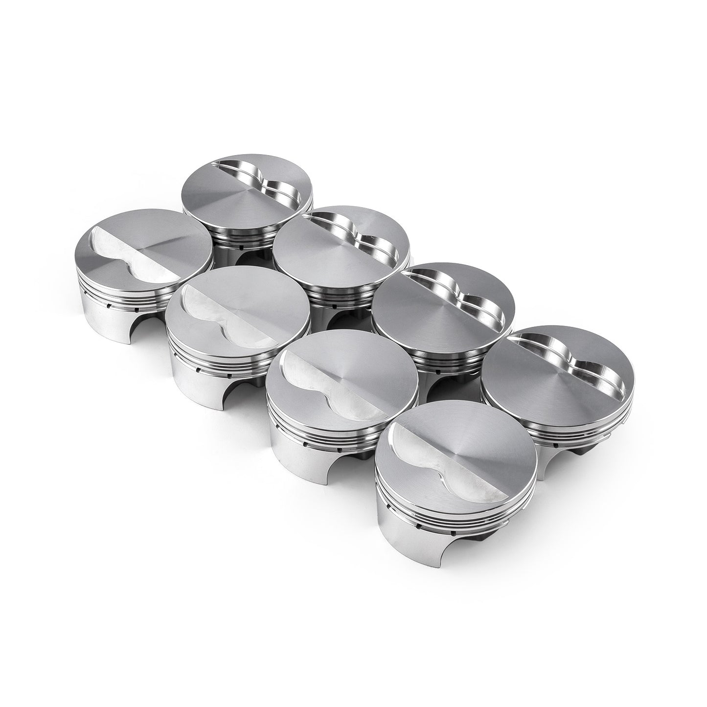 Chevy SBC 383 ci 6.0" 4.000" 1.100" 0.927" Flat Top Forged Pistons