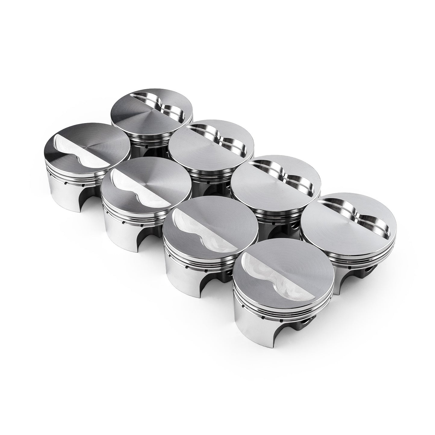 Pistones forjados de tapa plana para Chevy SBC 383 ci, 5.7", 4.04", 1.425" y 0.927"