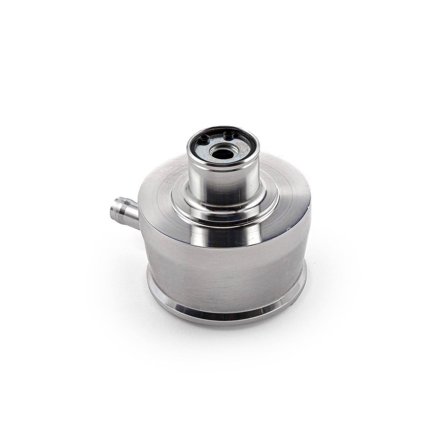 Polished Aluminum Ball Milled Valve Cover Breather PVC Vent Tube to 1" Neck