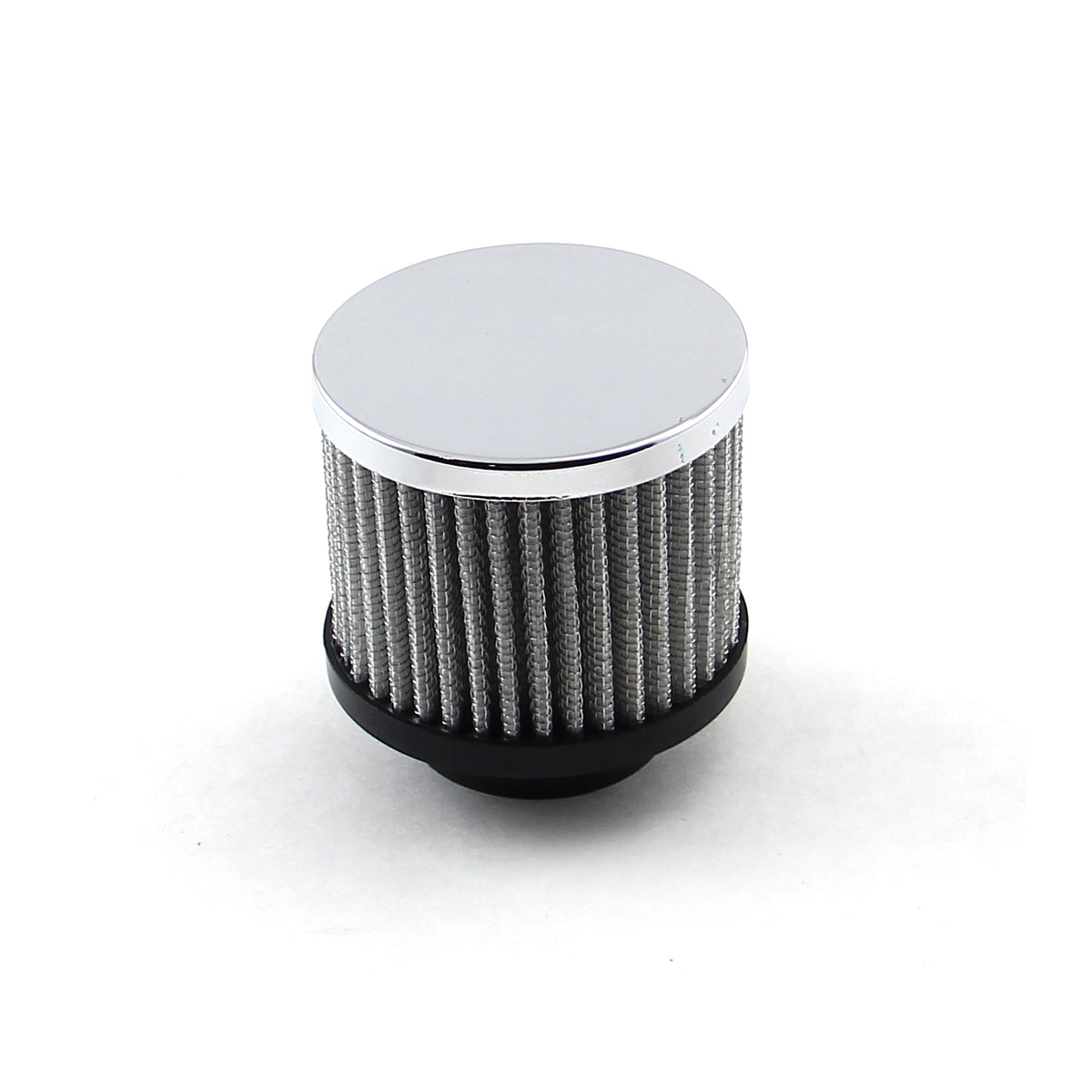 Chrome Valve Cover Filter Breather (1 1/2" Clamp On)