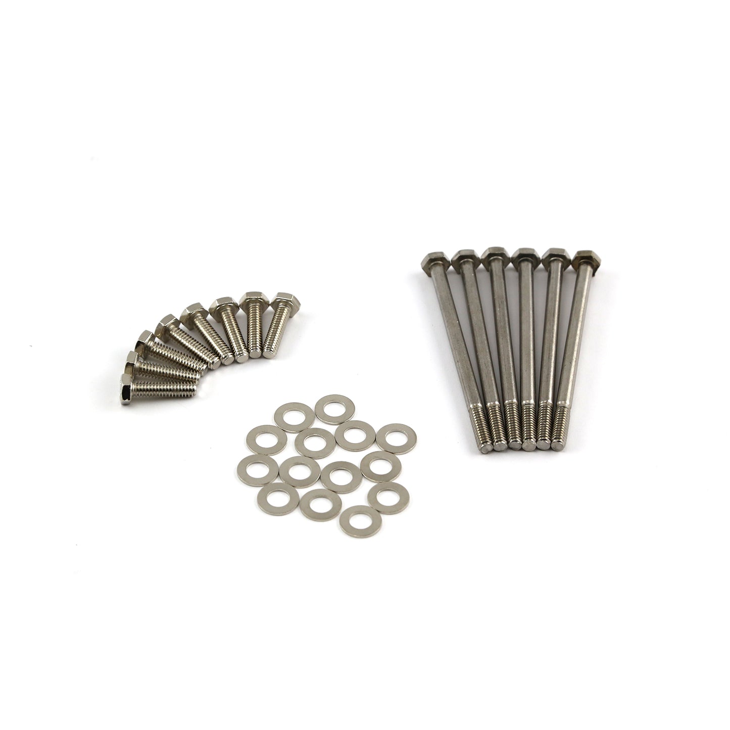 Pernos de tapa de válvula de acero inoxidable de 5" con rosca de 1/4" (largos)