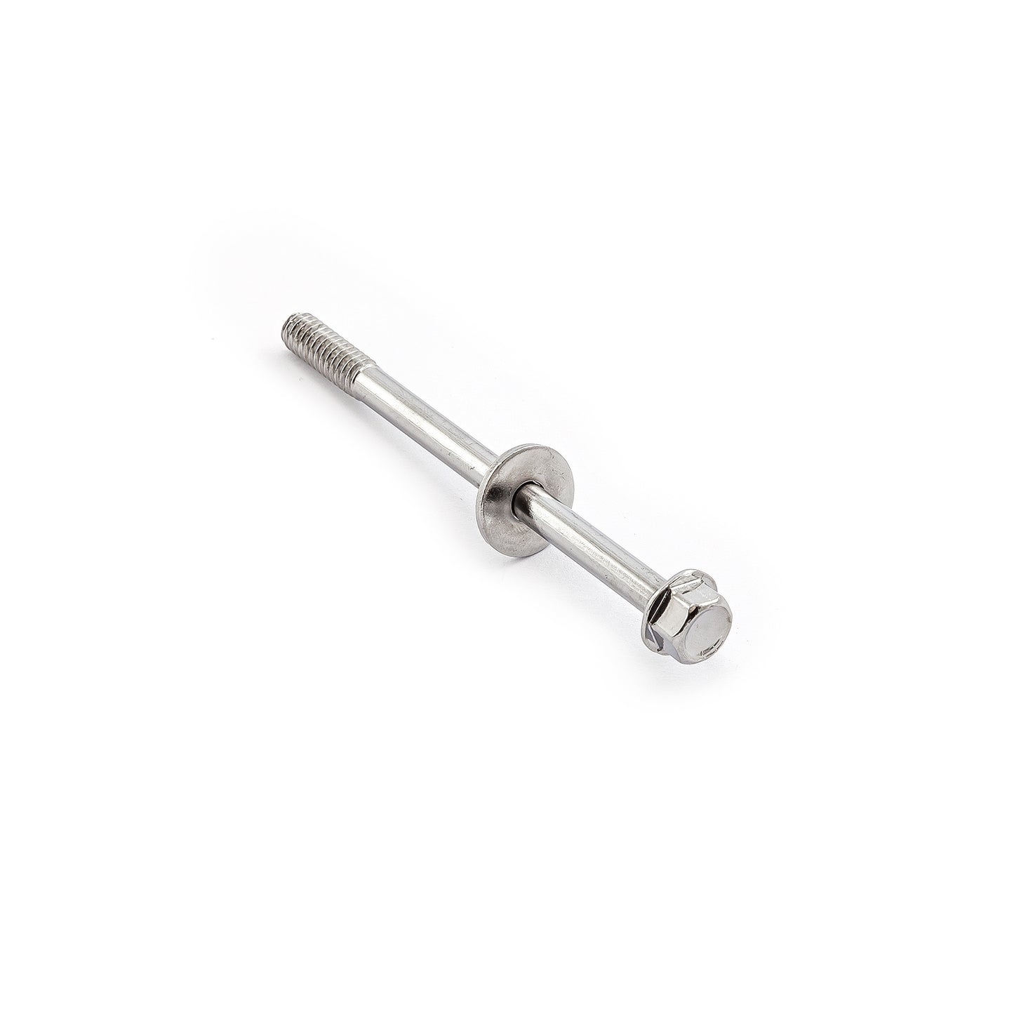 Perno de tapa de válvula cromado de 3,38" con rosca de 1/4"