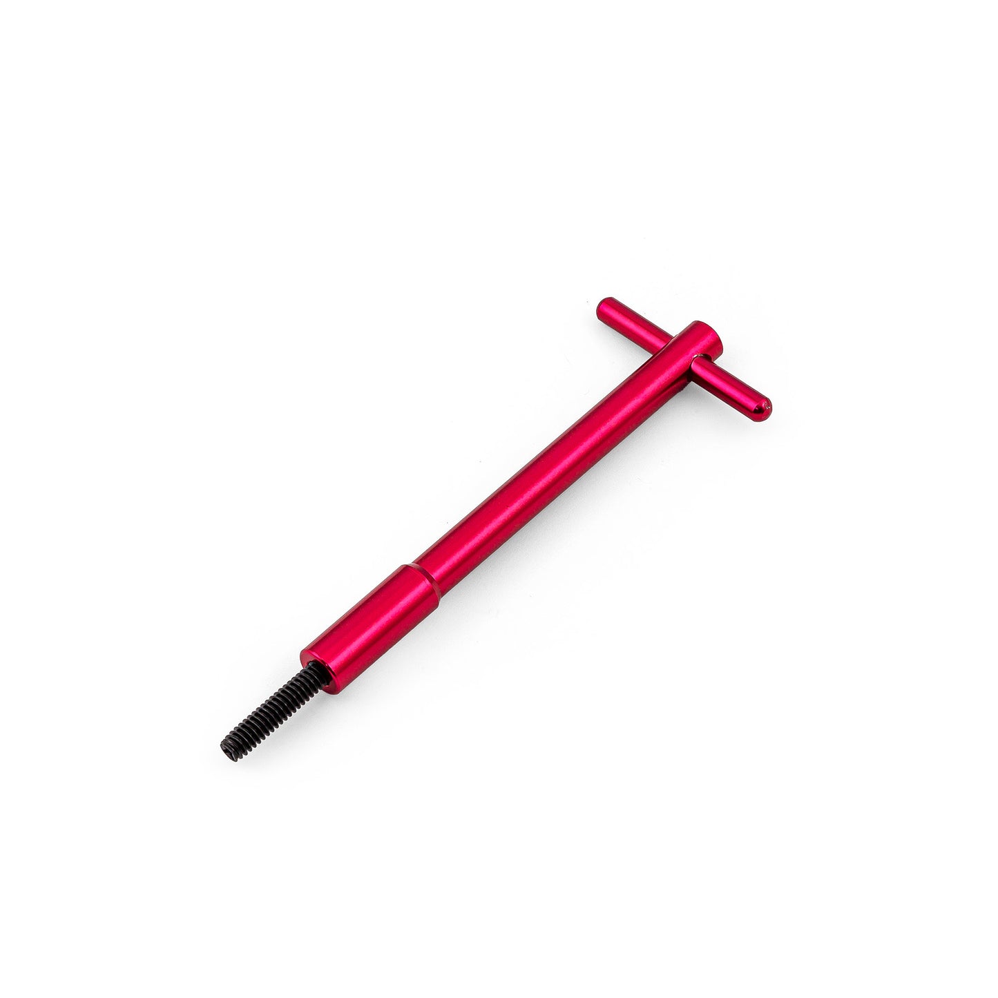 Tuercas de tapa de válvula, 5 3/8" de alto, tuerca de mariposa en T, 1/4-20 x 1", perno prisionero, aluminio rojo