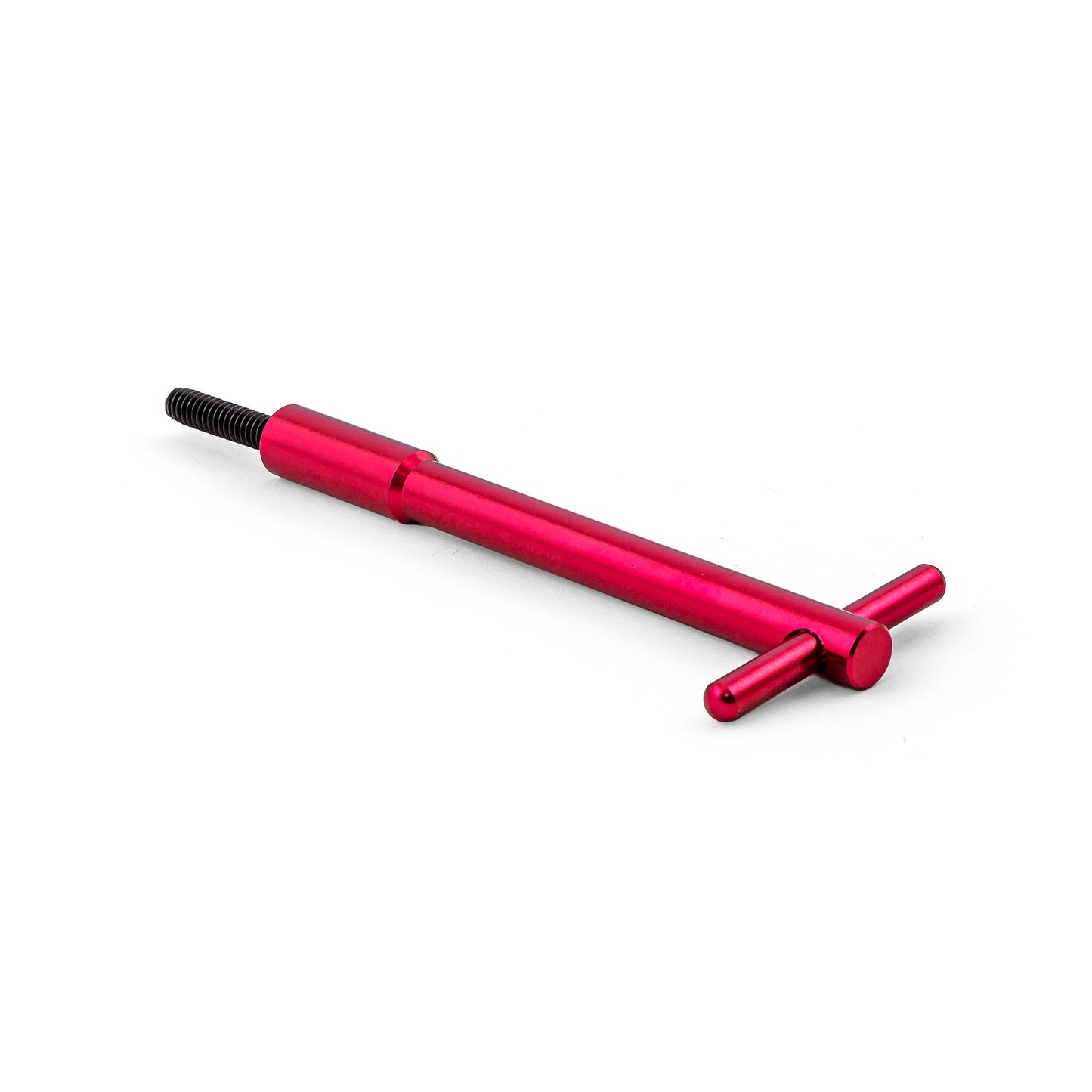 Tuercas de tapa de válvula, 5 3/8" de alto, tuerca de mariposa en T, 1/4-20 x 1", perno prisionero, aluminio rojo