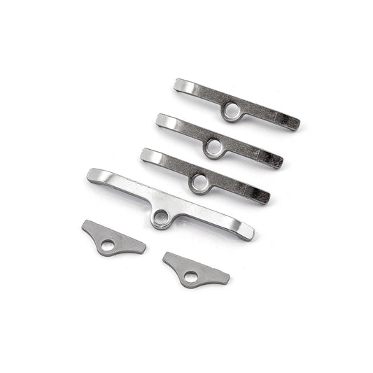 Ford SB 289 302 351 Windsor 4 1/2" Chrome Valve Cover Hold Down Spreader Bars