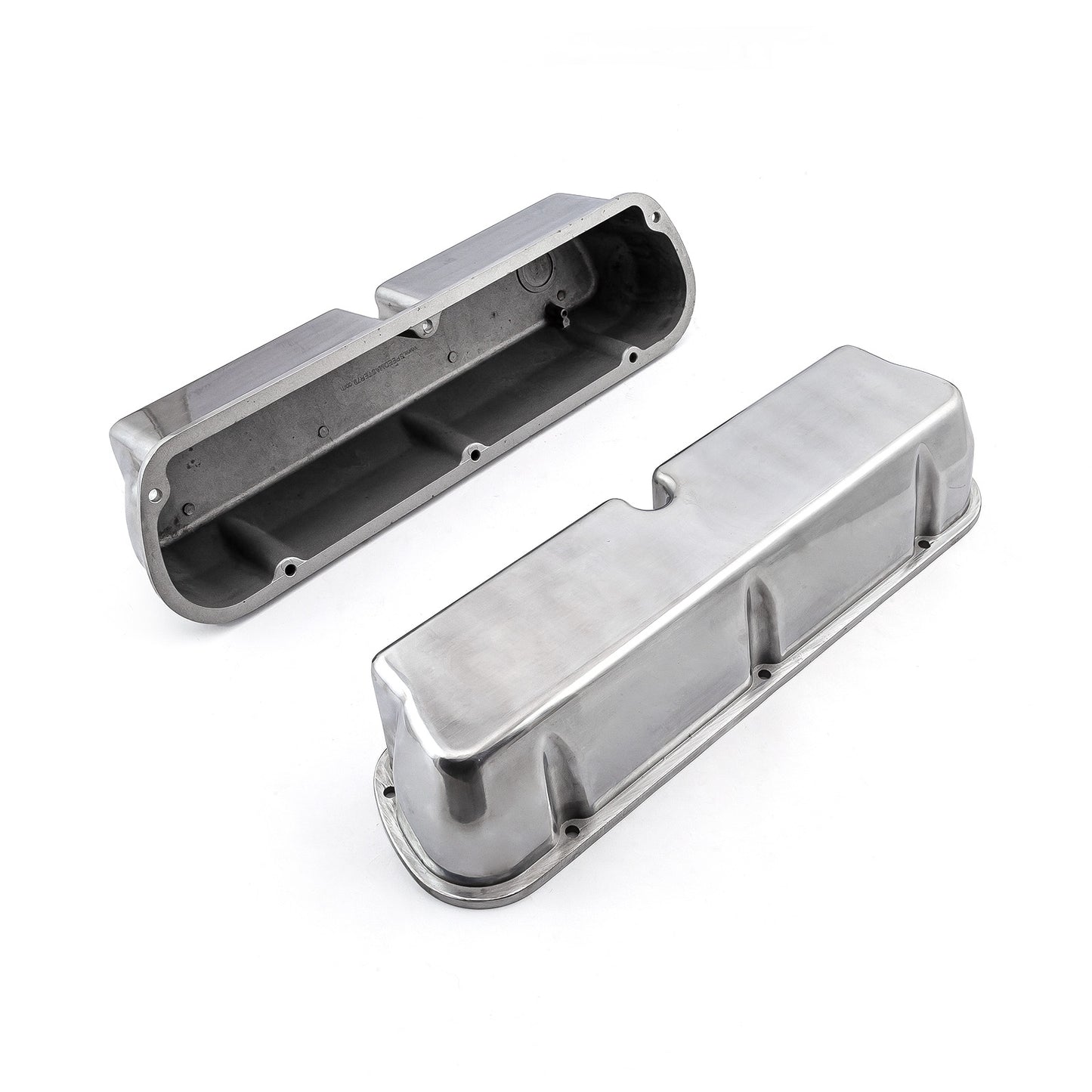 Tapa de válvulas de aluminio lisa Ford SB 289 302 Windsor - Alta sin orificio