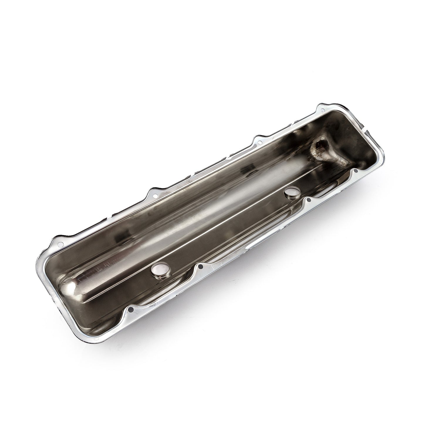 Tapa de válvula de acero cromado Mopar Chrysler 170 198 225 Slant 6 - 4 1/2" de alto con orificio
