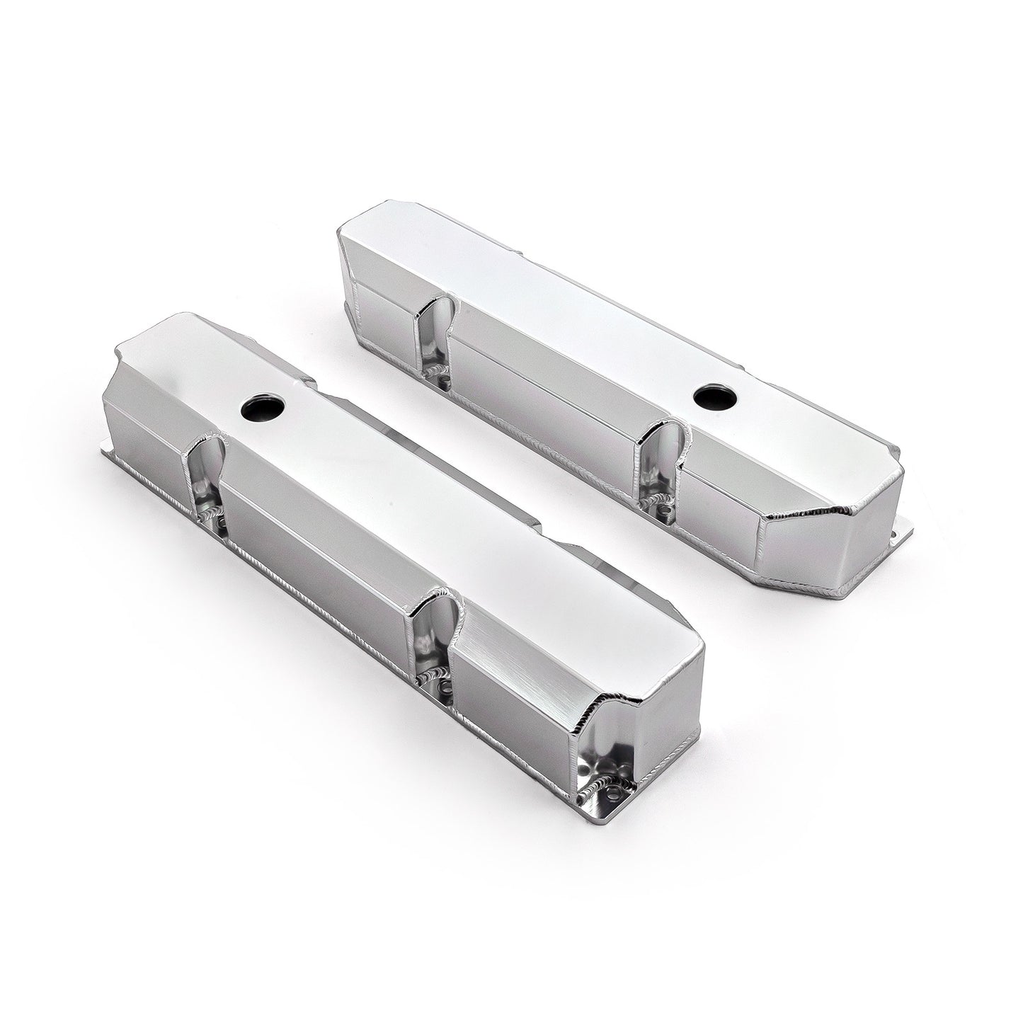 Tapas de válvulas anodizadas Mopar Chrysler BB 383 440 - Altas con orificio