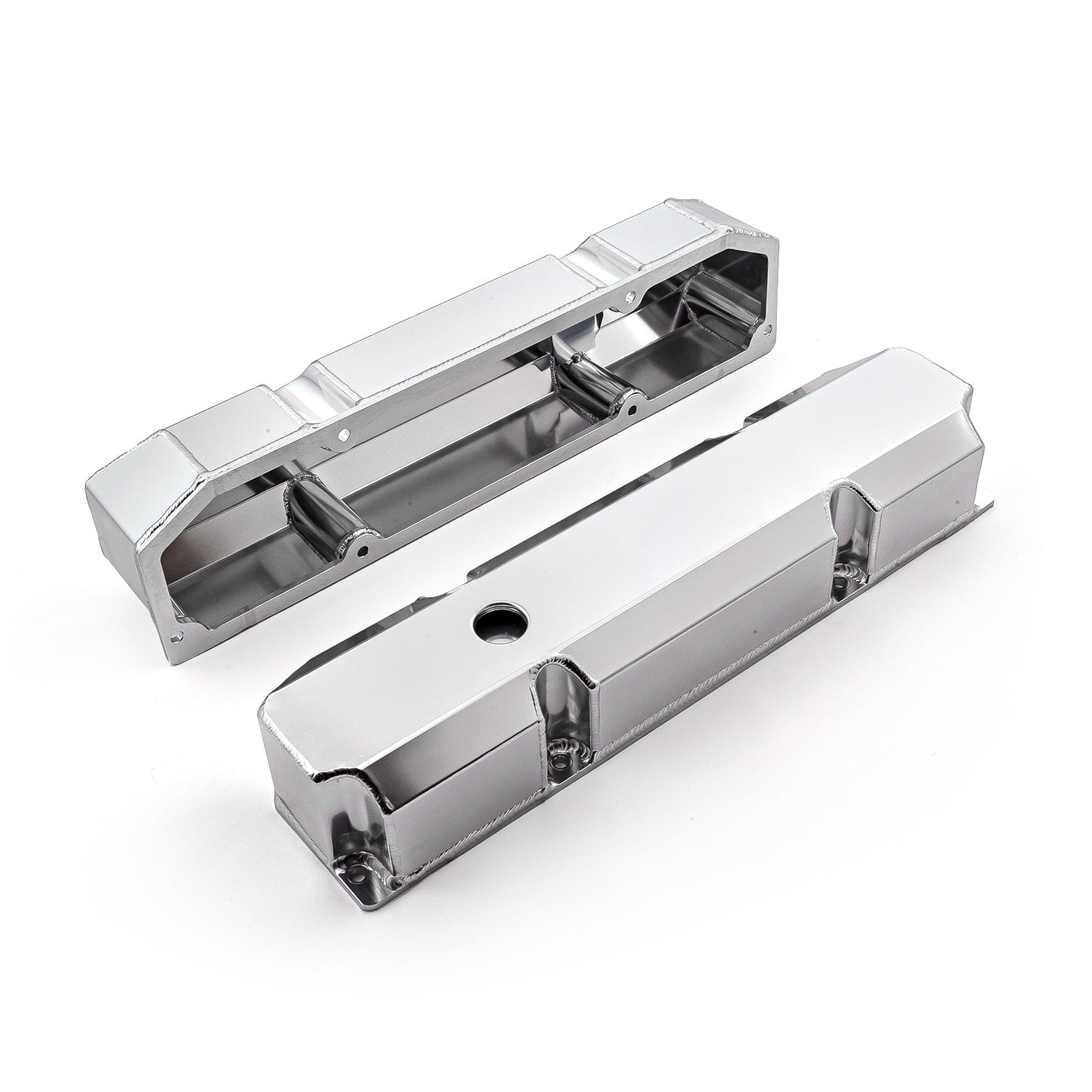 Tapas de válvulas anodizadas Mopar Chrysler BB 383 440 - Altas con orificio