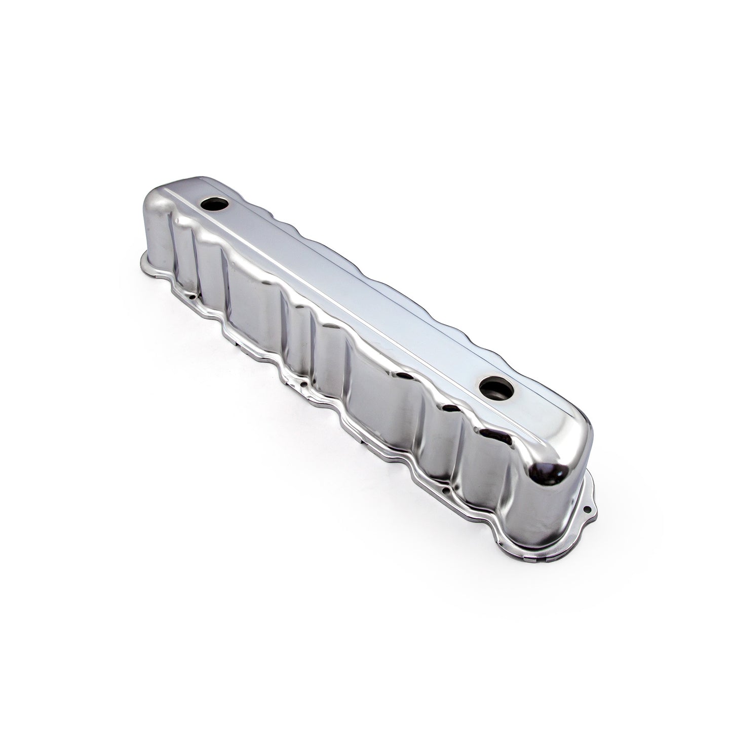 Tapa de válvula de acero cromado con dos orificios deflectores para Ford 144, 170, 200, 250 L6 (1960-80)