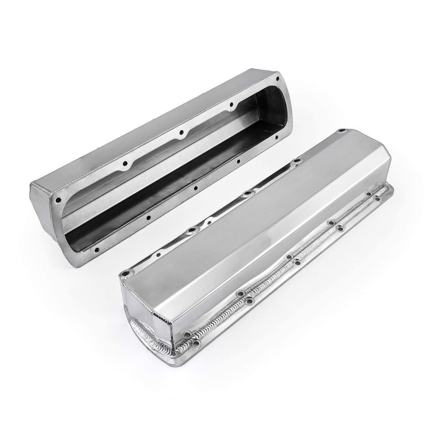 Oldsmobile 350 400 425 455 Fabricated Valve Covers - Polished