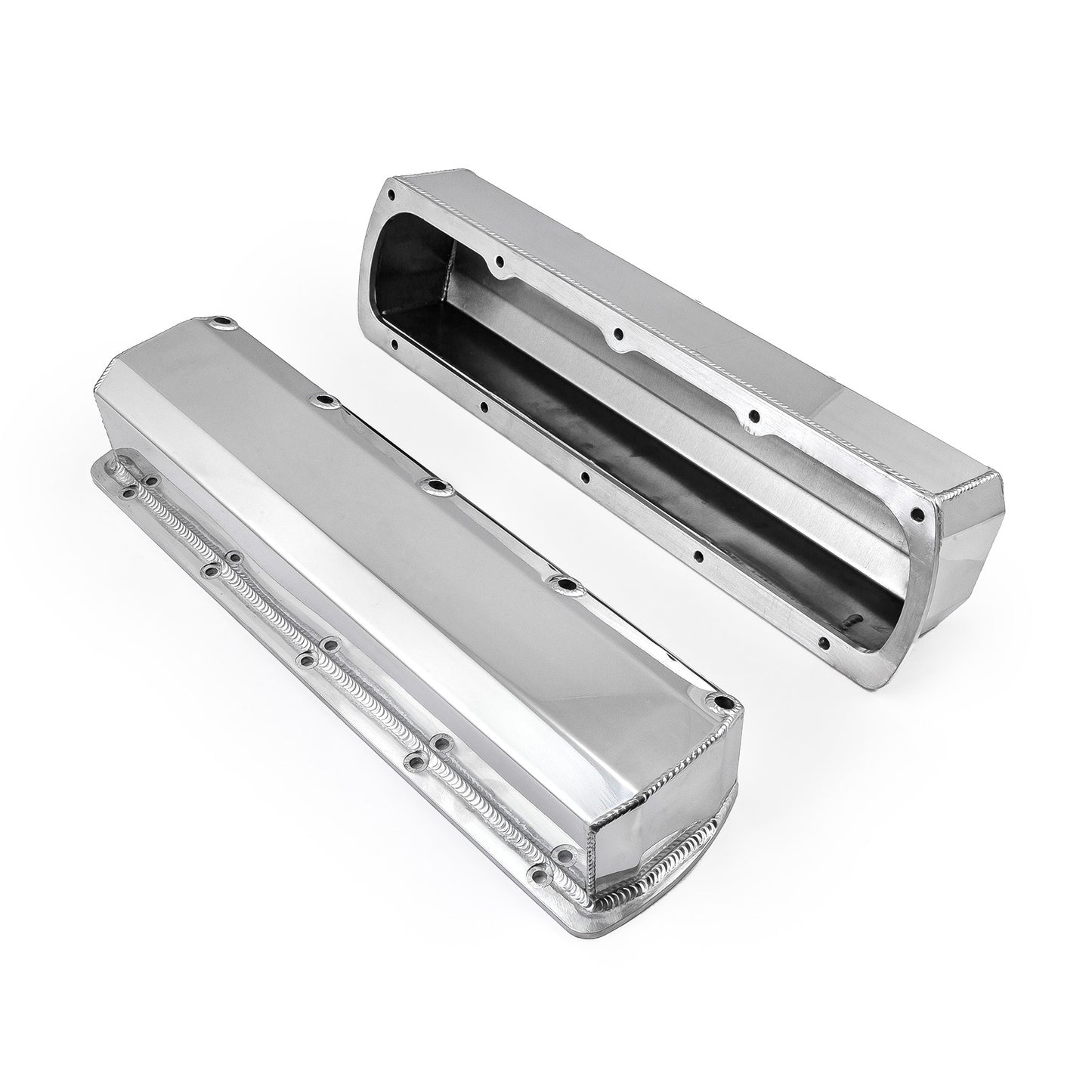 Oldsmobile 350 400 425 455 Fabricated Valve Covers - Polished