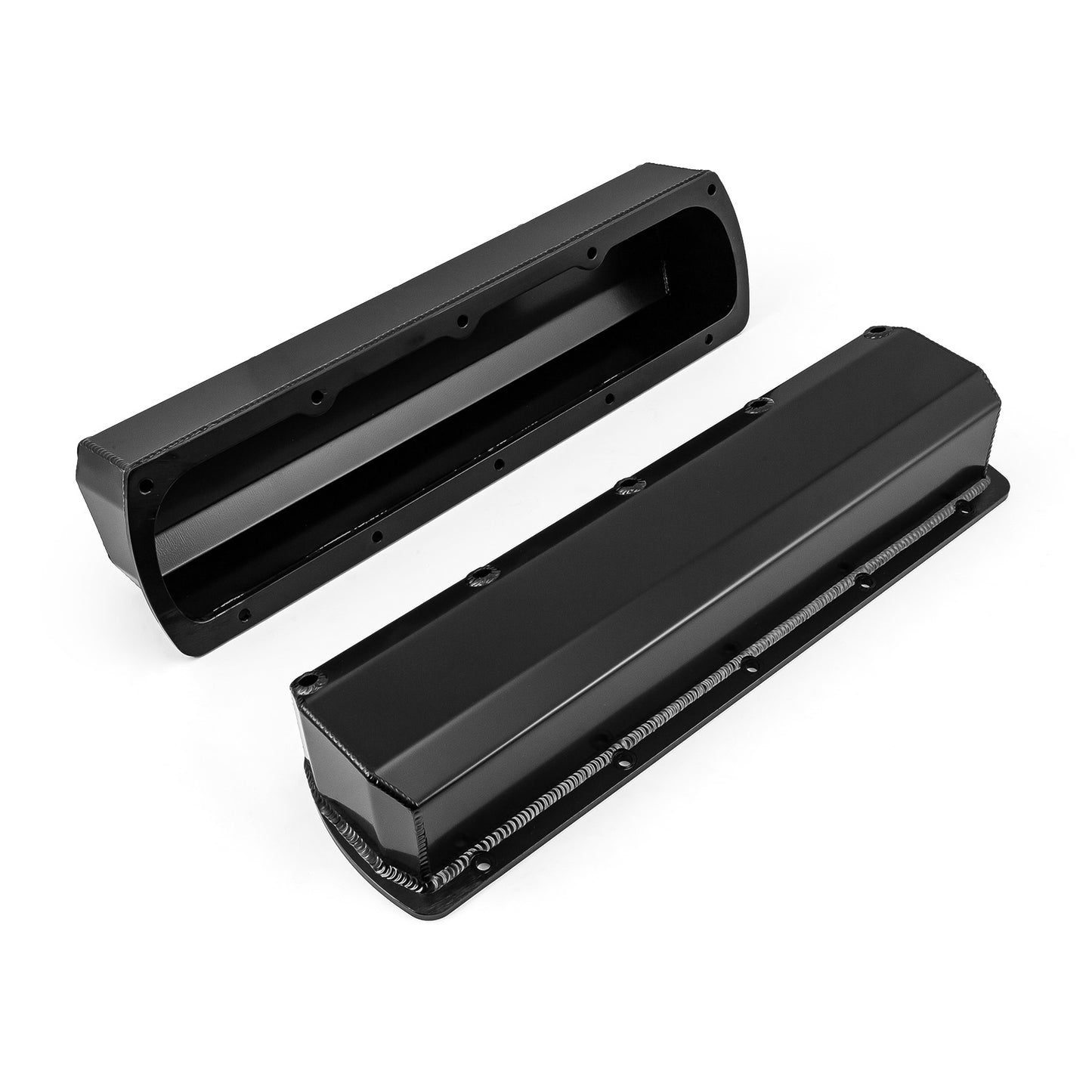 Oldsmobile 350 400 425 455 Fabricated Valve Covers - Black