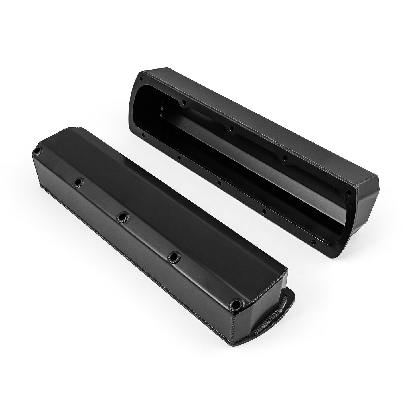 Oldsmobile 350 400 425 455 Fabricated Valve Covers - Black
