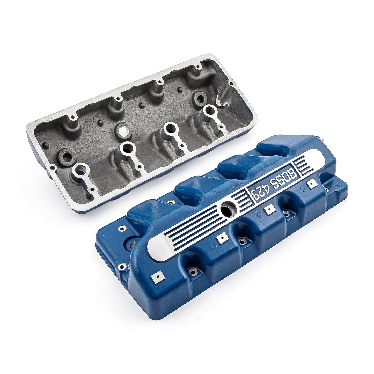 Ford Boss 429 Cast Aluminum Valve Covers - Blue