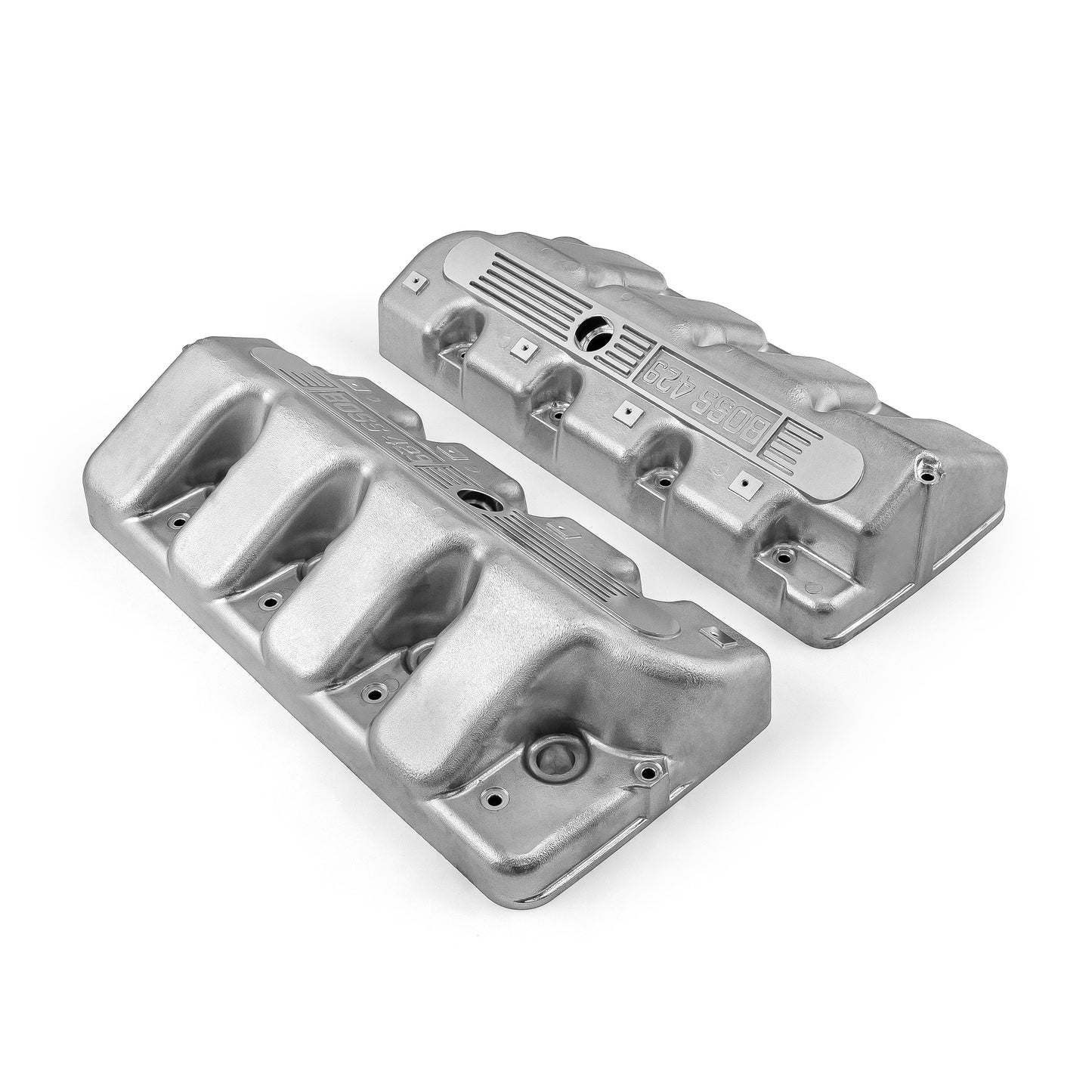 Ford Boss 429 Cast Aluminum Valve Covers - Polished