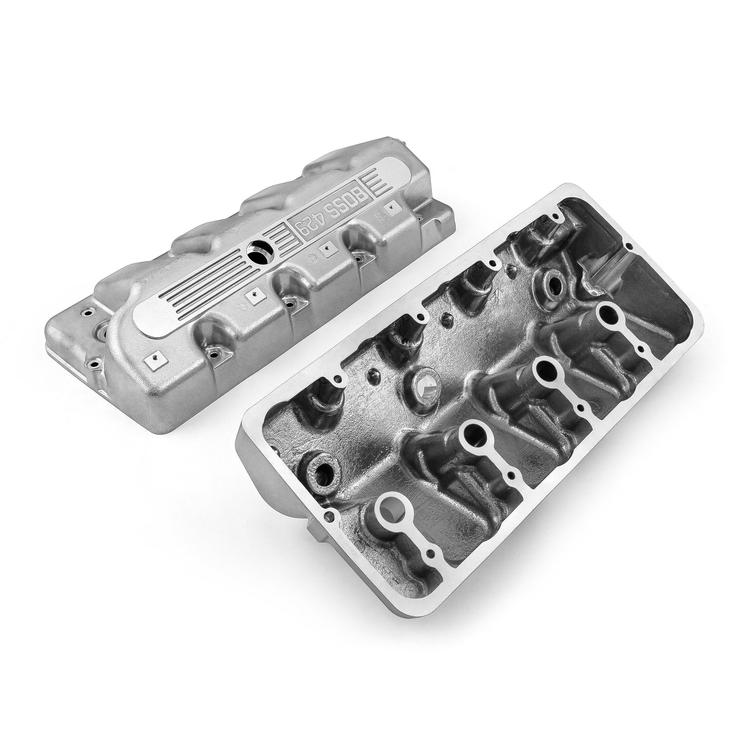 Ford Boss 429 Cast Aluminum Valve Covers - Polished